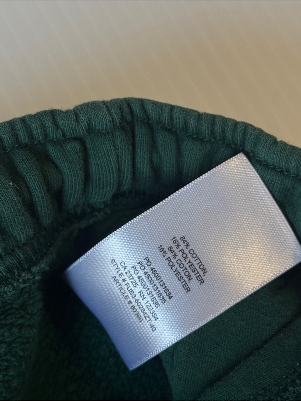 Aritzia TNA Cozy Fleece Forest Green XXS Jogger Sweatpants Athleisure Y2K - Picture 3 of 7